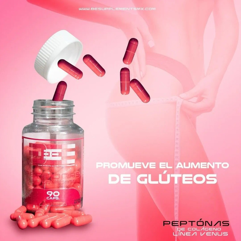 Be Supplements Peptonas De Colageno 1000mg 90 Capsulas Sabor Sin