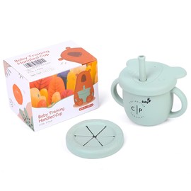 Collective Parallel Toddler Snack & Sippy Cup 2-in-1, BPA Free Cup for Baby 6 Month+, 9 Ounce, Blue