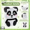 4 Pcs Panda Pinata, Panda Pinata Stick with Stick Confetti