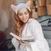 Cat Ears Headband, 3PCS Cute Spa Headbands and Wristband Set,