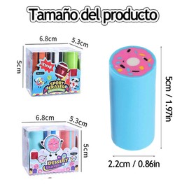 WEZCHUGHAOL borrador de dibujos animados marcadores, marcadores expo borrado, kawaii gomas de borrar, Novedoso Juego de Borradores de Colorida, para el Hogar, la Escuela, borrar tpu (Pelota deportiva)