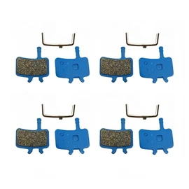 XYT WORLD 4 Pairs Semi-Metallic Bicycle Bike Disc Brake Pads for AVID BB7 Mechanical All Mountain Road Juicy 3 Juicy 5 Juicy 7 Juicy Carbon Clarks CMD-15 Gusset Hydro Chute