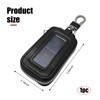 gunroil 1 PC Double Layer Car Keychain Box, Leather Car