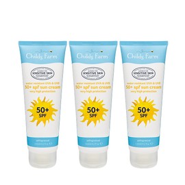 Childs Farm Set of 3 - Sun Cream 50+ SPF Fragrance Free 125ml Tube