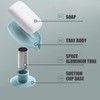 ANIS・KEBBR 2 Pack Leaf Self Draining Soap Holder Suction Cup