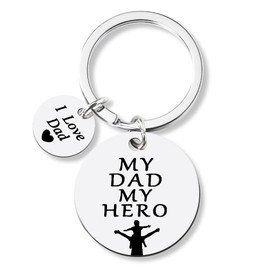 Sudaporn Fathers Day Keychain Gifts for Dad Father from Daughter Son Best Dad Engraved Keychain for Dad Father Men Birthday Christmas Gifts for Dad Father Mens Funny Keychain for Dad Father Daddy