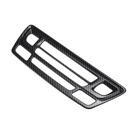 X AUTOHAUX Car Central Control Air Conditioning Panel Cover Trim, Interior Decoration Accessories, for Honda Ridgeline 2017-2023, ABS, Carbon Fiber Pattern Black