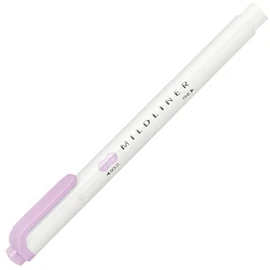 Zebra WKT7-MLL Mildliner, Thick & Thin, Mild Lilac