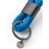 Dinalu Key Pendant Made of Sailing Rope with Black Metal,
