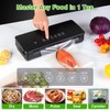 YIERRY 120W Power Vacuum Sealer for Food, Food Sealer Machine