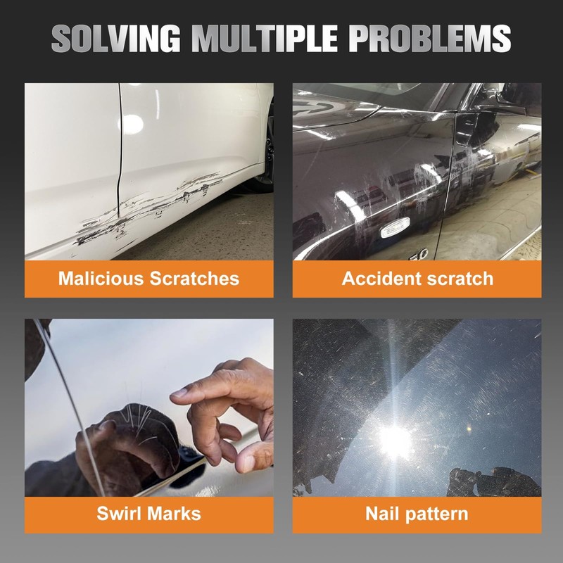 2025 Upgrade Car Scratch Remover Kit with Wipe Sponge Car