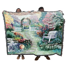 When Someone You Love Becomes A Memory - Sympathy - Joseph Lee - Cotton Woven Blanket Throw - Made in The USA (72x54)