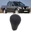 Cakievro 6 Speed Leather Gear Shift Knob for Ni-ssan for