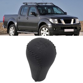 Cakievro 6 Speed Leather Gear Shift Knob for Ni-ssan for Navara D40 for Frontier 05-15 Gear Level Knob Shift Lever Auto Accessories