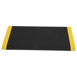 OCPTY Portable and Anti-Slip Surface Wheelchair Ramp for Doorway Rated 600LBS Weight Capacity, Aluminum Threshold Ramp 15.7" L x 31.5" W