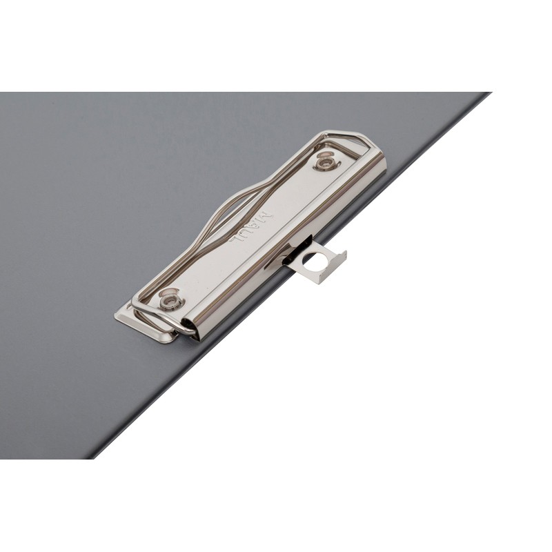 MAUL 2335295 A4 Portrait Clipboard with Foil Cover - Silver