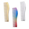 PACKOVE 3pcs Hair Cutting Comb Wide Tooth Comb for Curly