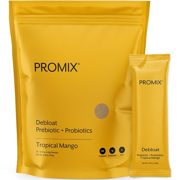 ProMix Nutrition Debloat Prebiotics and Probiotics Immune Support Supplement for
