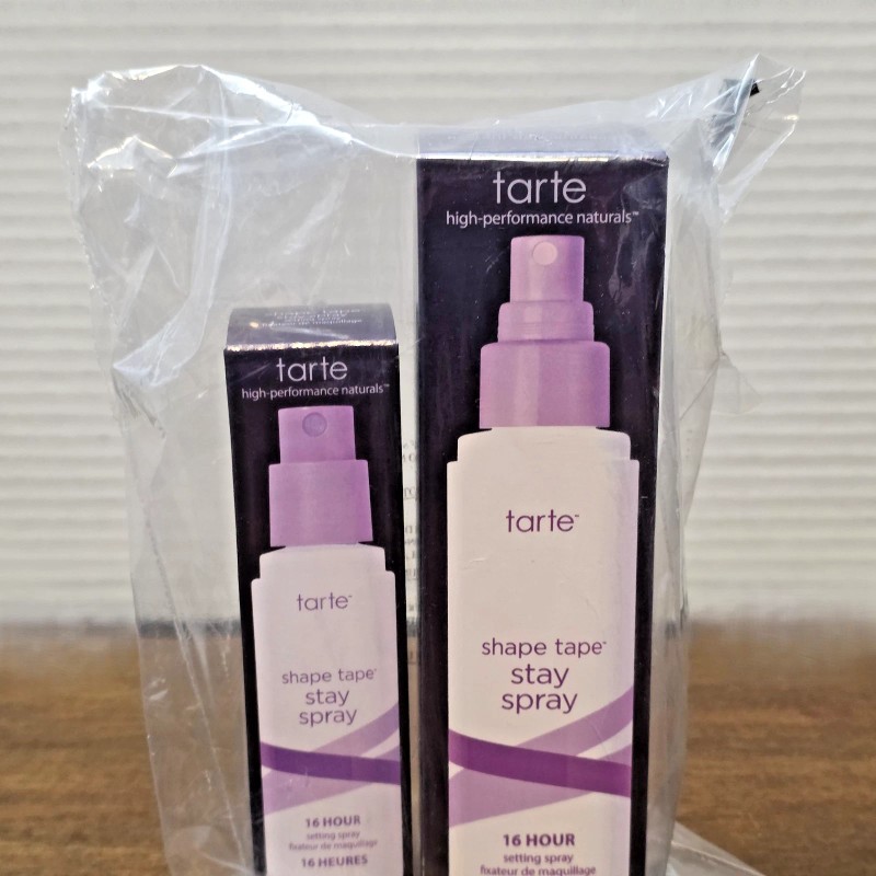 Tarte Shape Tape Stay Spray Setting Makeup 4oz + 1oz