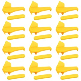 12 Sets Tire Machine Rim Protector, Tire Changer Duck Head Plastic Inserts Wheel Side Guard for Mount Demount Head Tyre Repair Tool Parts Accessories