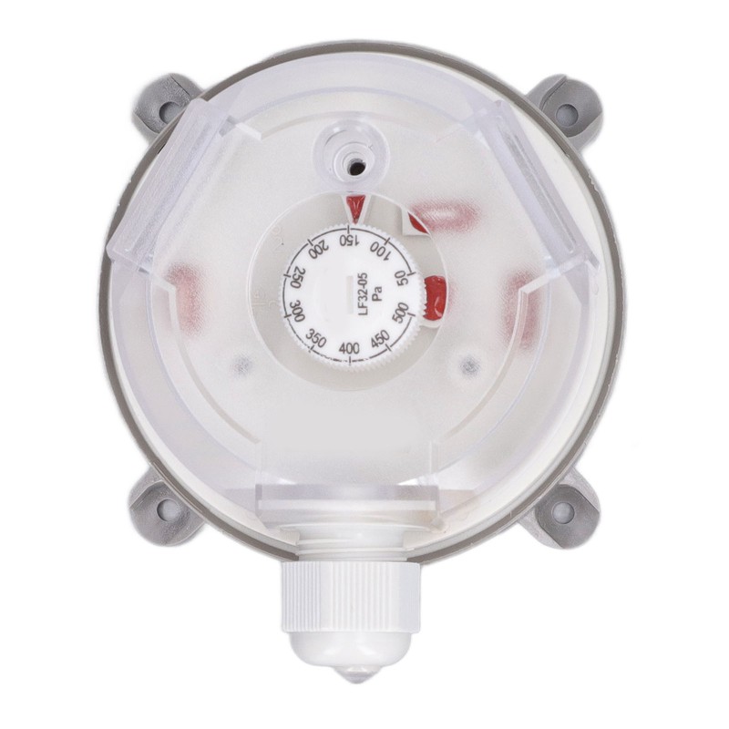 Pressure Differential Switch 50‑500pa Waterproof Heating Ventilation Furnace Vent Air