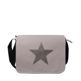 Glamexx24 Bag Handbags Shoulder Bag with Star Pattern Carry Bag Laptop Bag Messenger Bag Men for Work Leisure or School, khaki