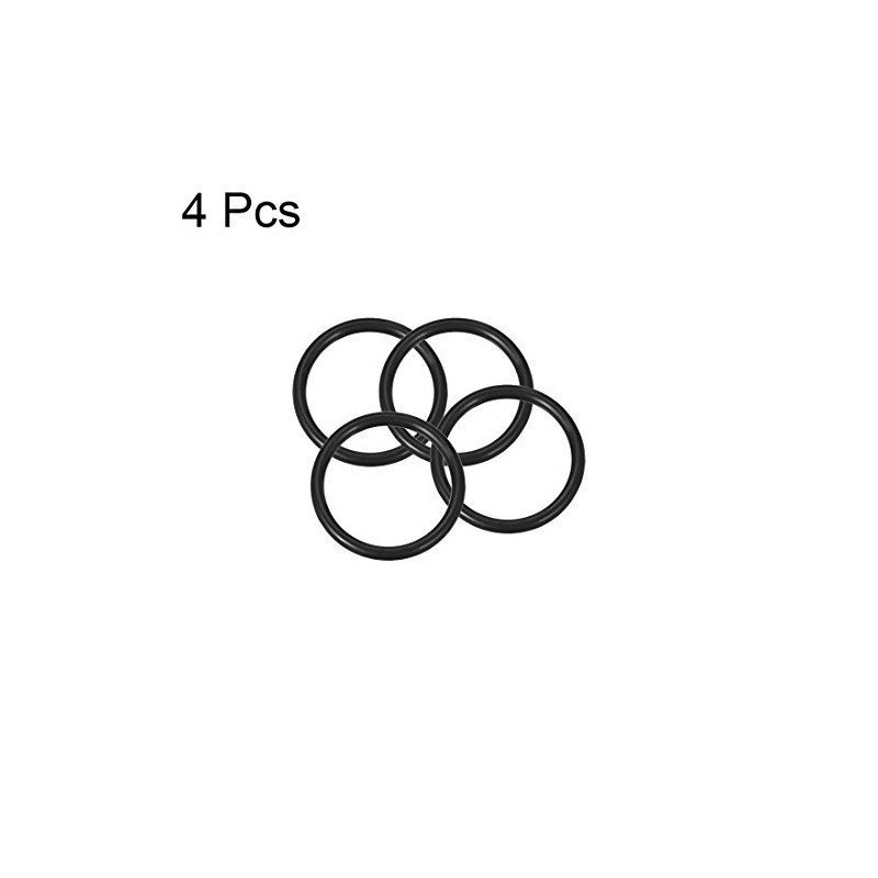sourcing map Metric Nitrile Rubber O-Rings Seal Rubber 26 mm