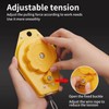 Annadue Retractable Spring Pull, Yellow Heavy Duty Hanging Tool Holder,