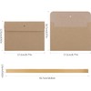 Pack of 30 Kraft Paper Envelopes, Retro Kraft Paper, Vintage
