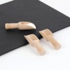 WELANGBN 2pcs Mini Wooden Spoons，Mini Bamboo Spoons for Bath Salts,