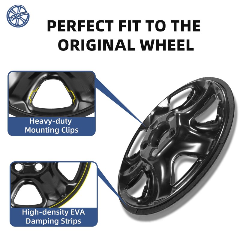 Paanlok 4-Pack 16 Wheel Skins Hubcaps for Honda CR-V 2012-2016