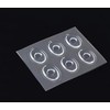 18Pcs 3Pack Clear Silicone Round Foot Corn Rings Gel Cushions