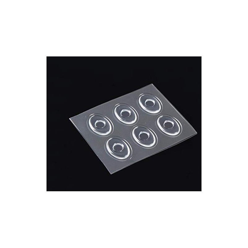 18Pcs 3Pack Clear Silicone Round Foot Corn Rings Gel Cushions