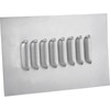 8 Hood Louver Sheet Metal Panel, 12 x 8 Inch,