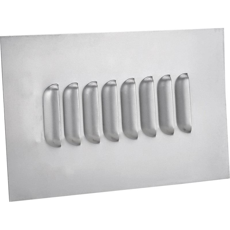 8 Hood Louver Sheet Metal Panel, 12 x 8 Inch,