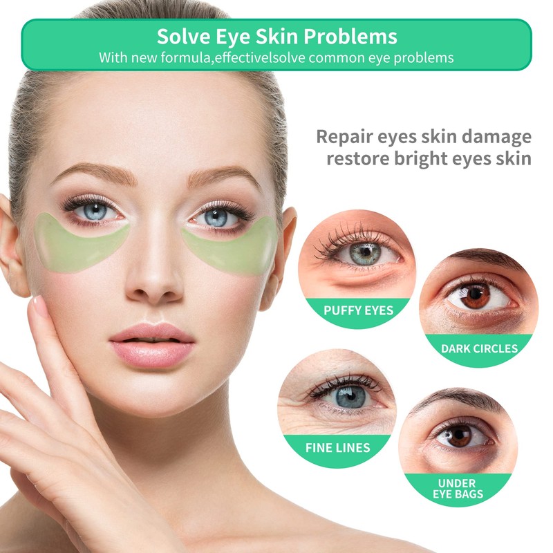 BREYLEE Rose Eye Mask– 60 Pcs, Under Eye Patches,Eye Patches