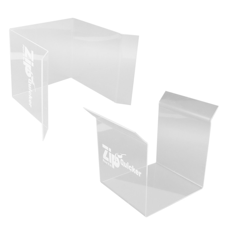 Ziplock Bag Holder Baggy Rack Holder Acrylic Handsfree to Pour