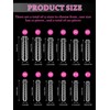 EBANKU 120 PCS Coffin Dual Nail Forms for Poly Gel,