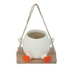 Swing Hanging Planter Cartoon Decorative Cute Swing Hanging Planter for