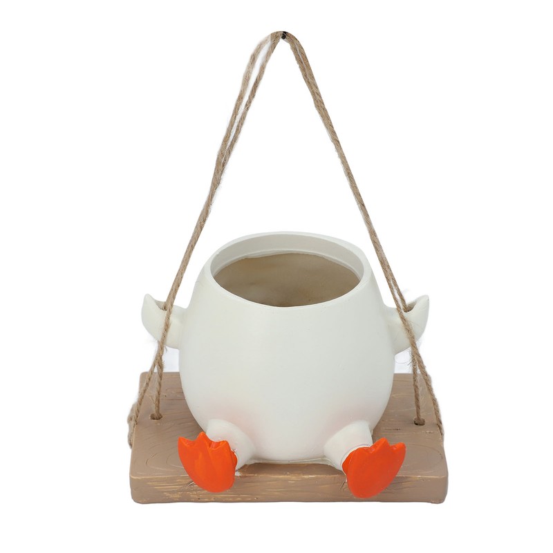 Swing Hanging Planter Cartoon Decorative Cute Swing Hanging Planter for