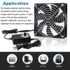 LUCKTE Upgrade Axial Fan1 Big Airflow Computer Fan with AC
