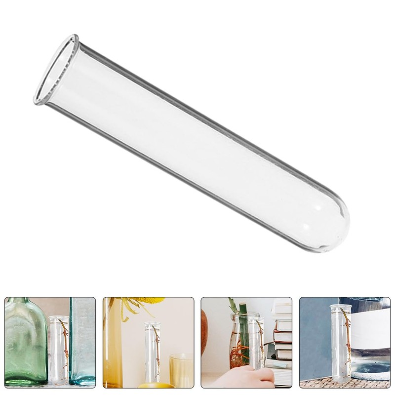 POPETPOP Plant Propagation Tubes 4pcs Glass Test Tube Vase Replacement