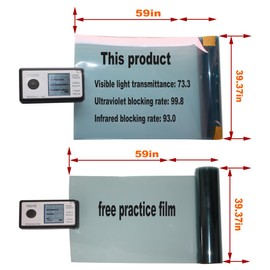 Car Windshield Sun Shade Tint Film， Car Glass Film，Heat Insulation Film，Color-Changing Film，Pretty and Individuality Tint to car (39.37 * 59)