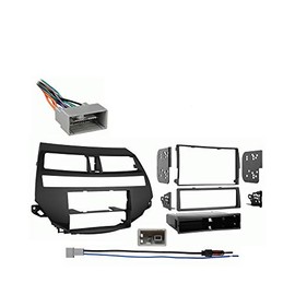 Harmony Audio Compatible with Honda Accord Crosstour 2010 2011 2012 w Auto Climate Stereo Harness Radio Dash Kit
