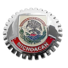 Michoacan Mexico Grill Badge Mexican Emblem for Trucks and Cars