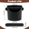 Espresso Knock Box 4.3 Inch Small Coffee Grounds Bin with