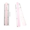 Karjiaja 4 PCS Plastic Folding Ruler 30Cm Transparent Ruler Geometric