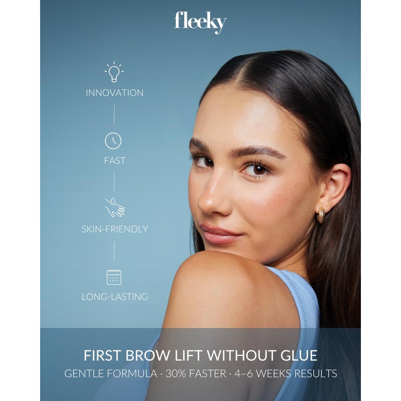 Fleeky Eyebrow Lifting Set with Styling Glue Gel and Keratin