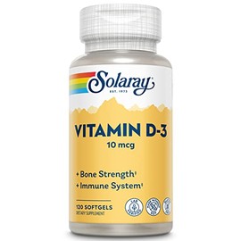 Solaray Vitamin D-3 - 400 IU - 120 Softgels