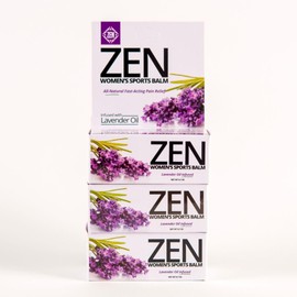 ZEN Women Sports Balm with Lavender Extracts & 12 Essential Oils- All-Natural Balm (Pack of 3)